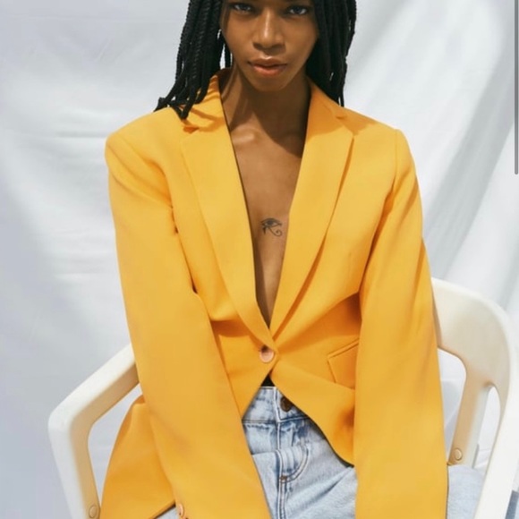 Zara Yellow Size S Blazer - Picture 10 of 10